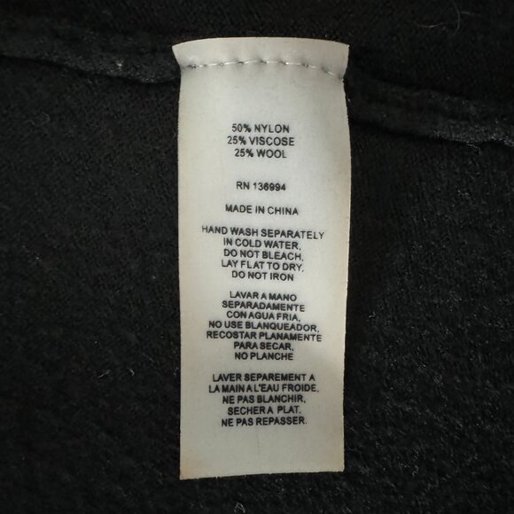 Milano Women's Black Open Front Cardigan, Size L - Picture 8 of 12